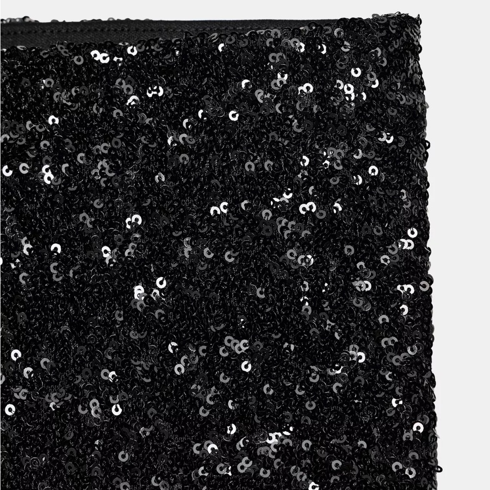 Elegant Black Sequin Dress Pants - Picture 10 of 11